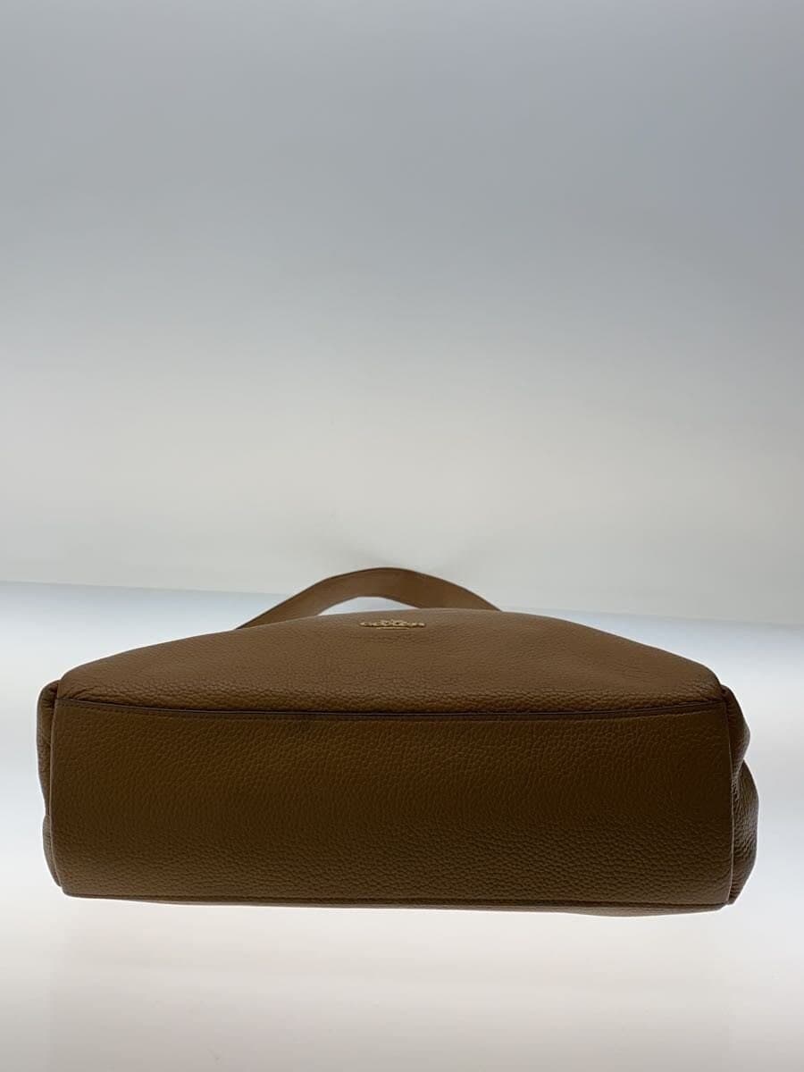 COACH Handbag Leather BRW Solid F28966 4