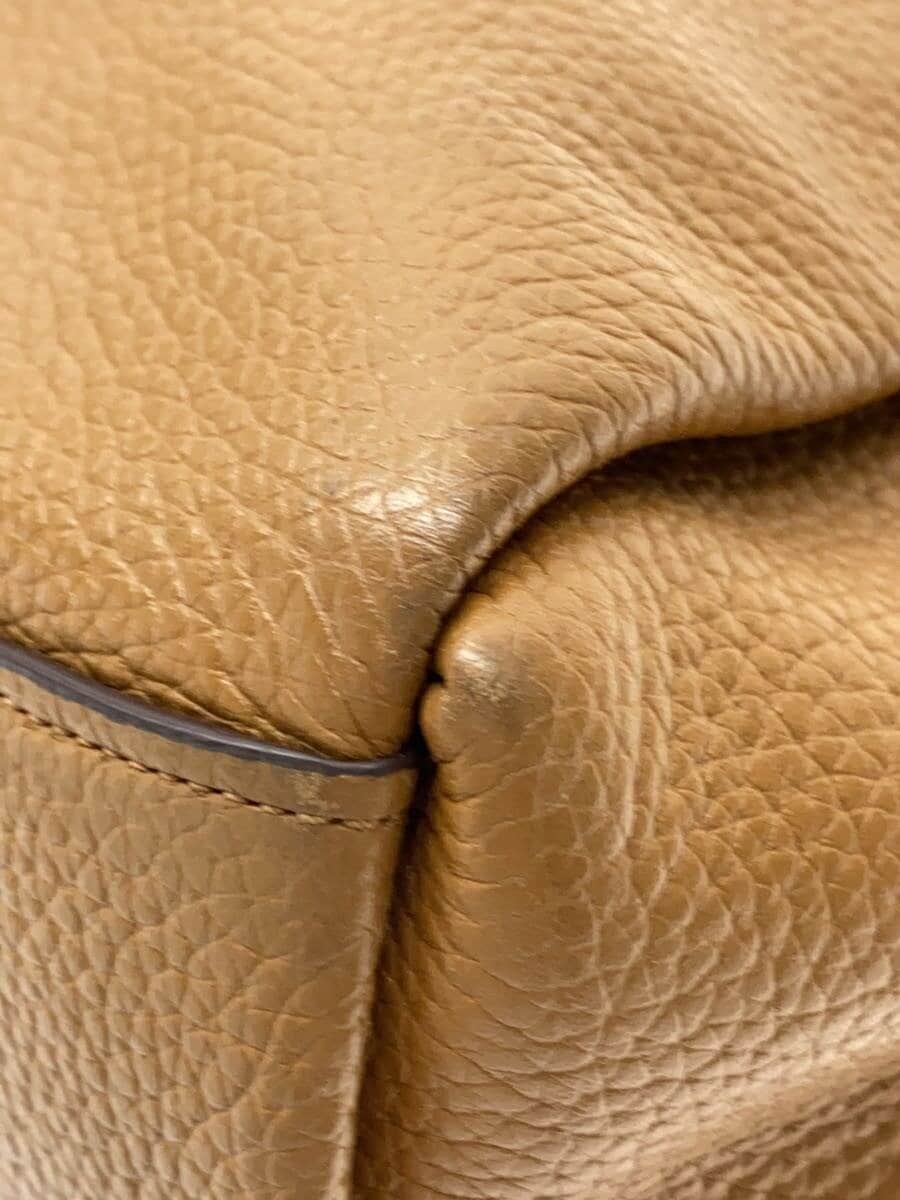 COACH Handbag Leather BRW Solid F28966 5