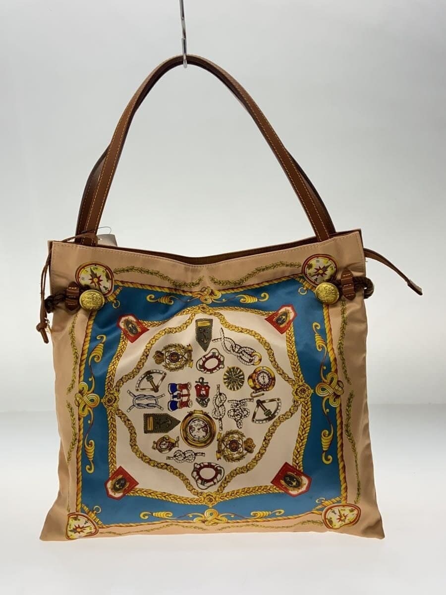 TOPKAPI Tote Bag BEG All Over Pattern