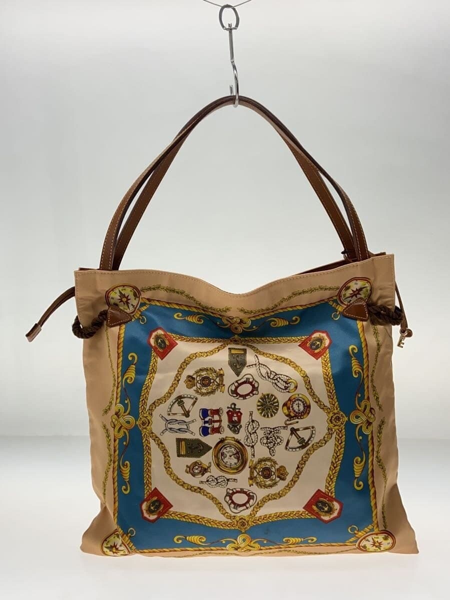 TOPKAPI Tote Bag BEG All Over Pattern 3