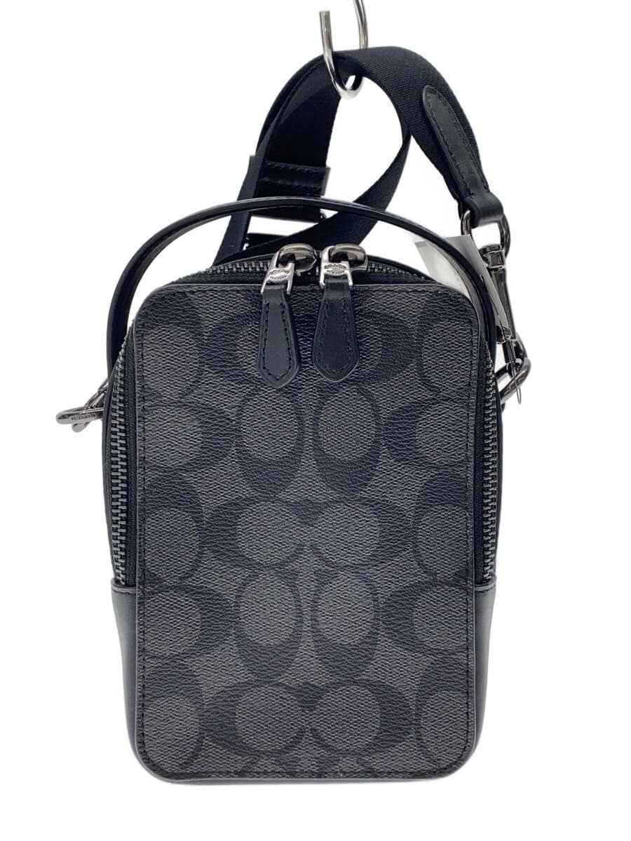 COACH Shoulder Bag PVC GRY All Over Pattern C3146