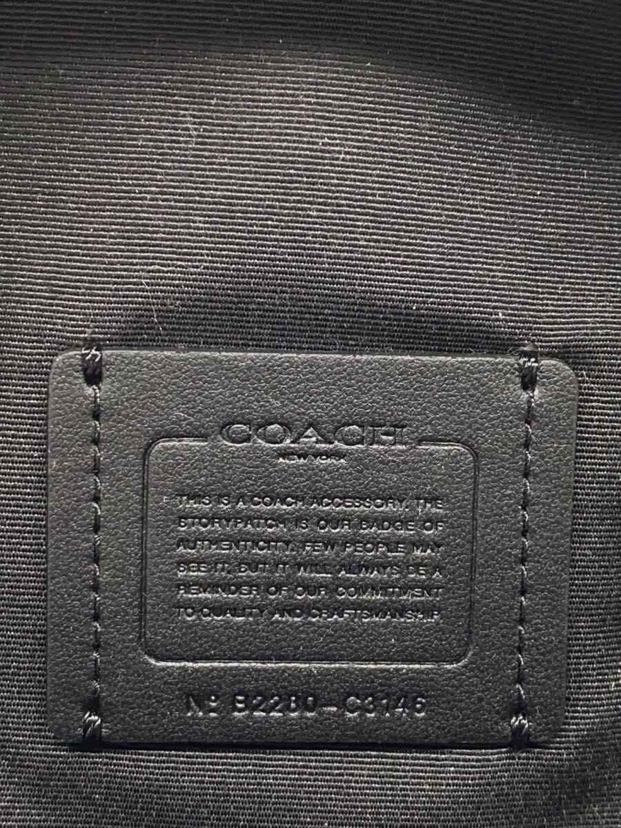 COACH Shoulder Bag PVC GRY All Over Pattern C3146 5