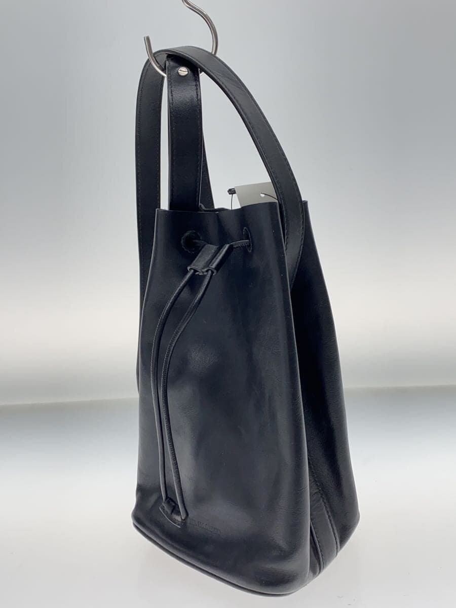 JIL SANDER Shoulder Bag Leather BLK Solid 2