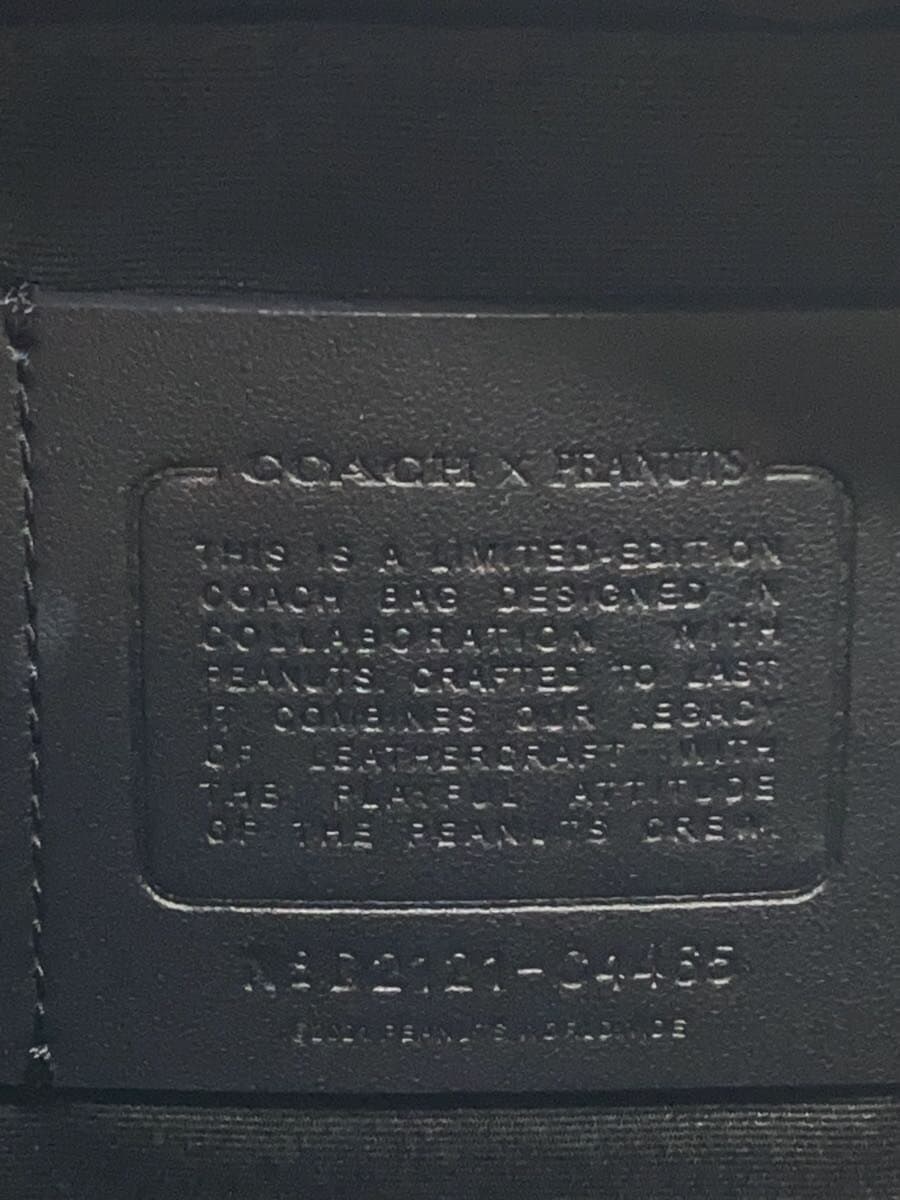 COACH x PEANUTS Waist Bag Leather WHT C4465 5