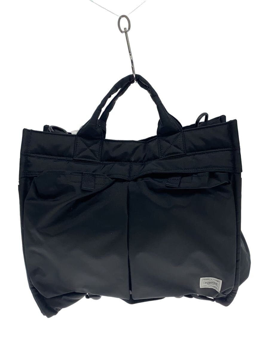 PORTER x HYKE Tote Bag Polyester BLK Solid