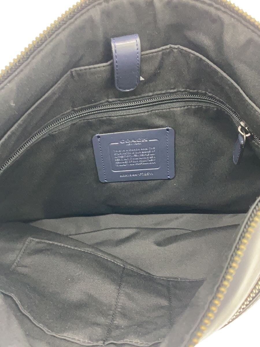 COACH Shoulder Bag Leather NVY Solid F72511 6