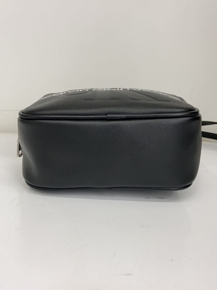 Calvin Klein Shoulder Bag Leather BLK 4