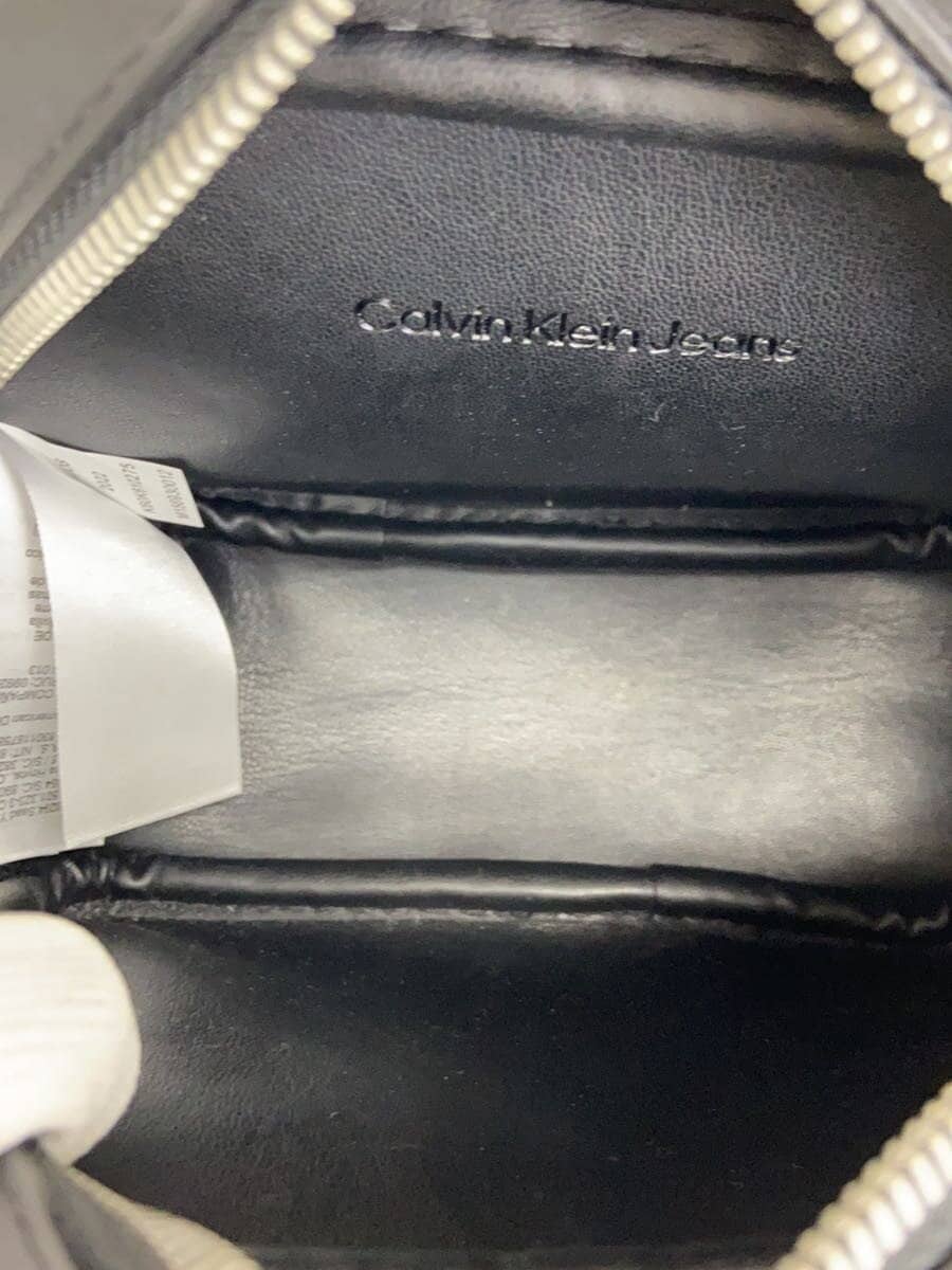 Calvin Klein Shoulder Bag Leather BLK 6