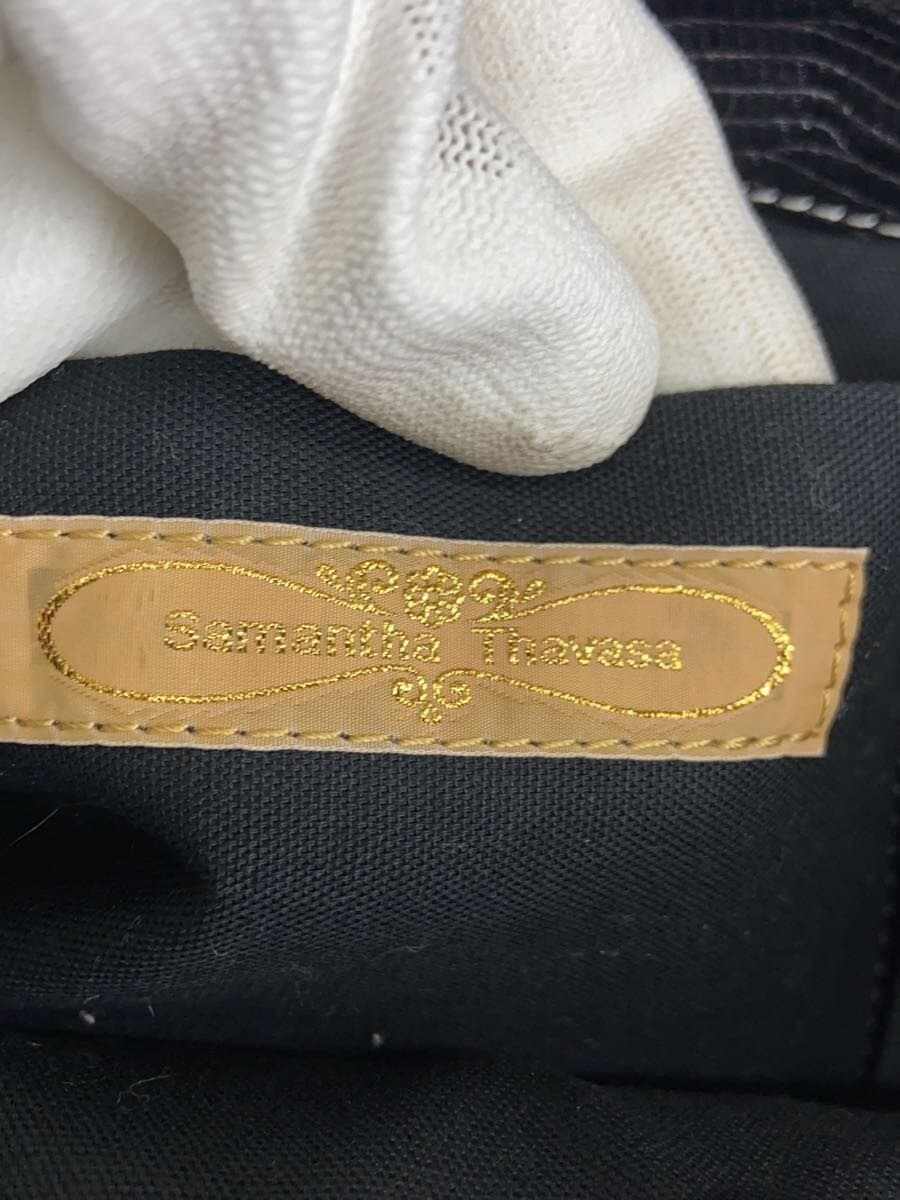 Samantha Thavasa Handbag Leather BLK Solid 5