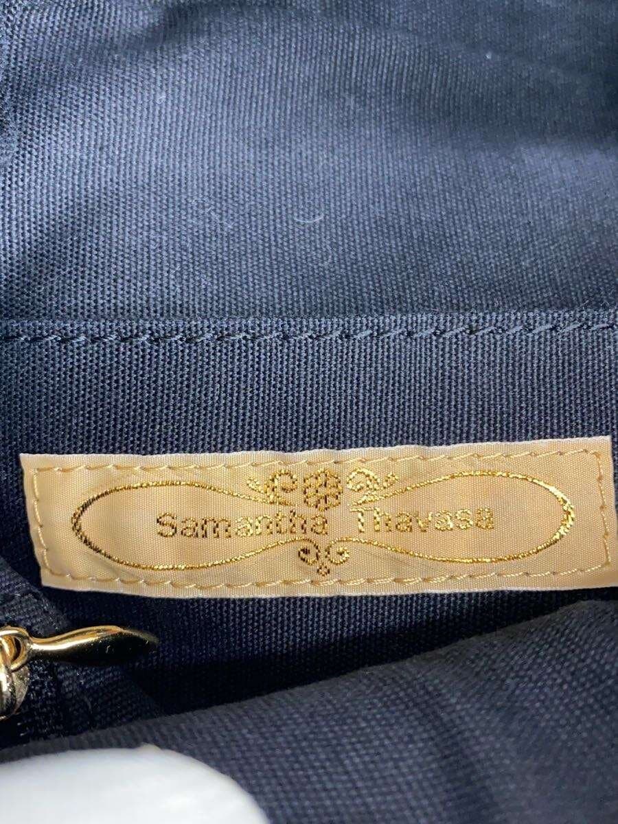 Samantha Thavasa Handbag Leather BLK Solid 5