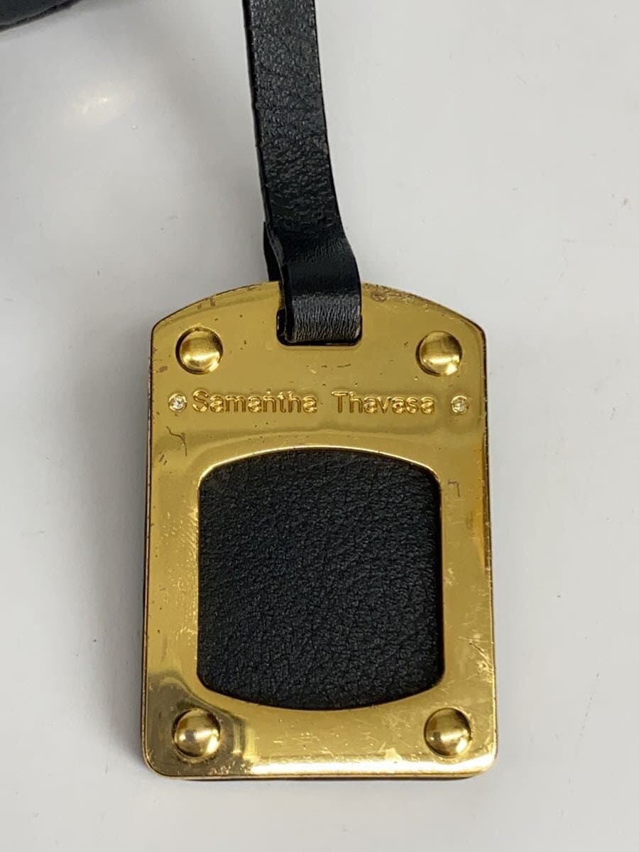 Samantha Thavasa Handbag Leather BLK Solid 7