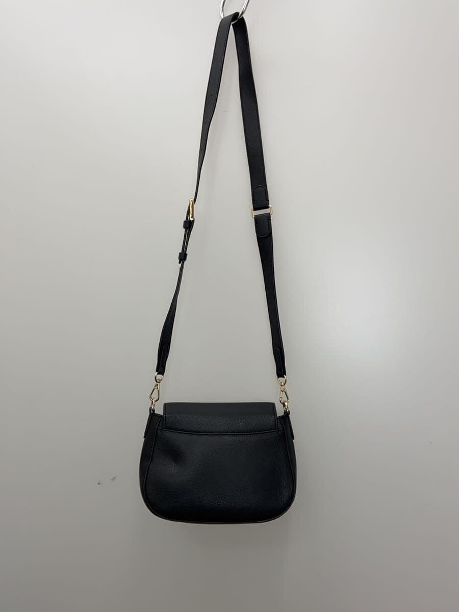 Samantha Thavasa Shoulder Bag Leather BLK Solid 3