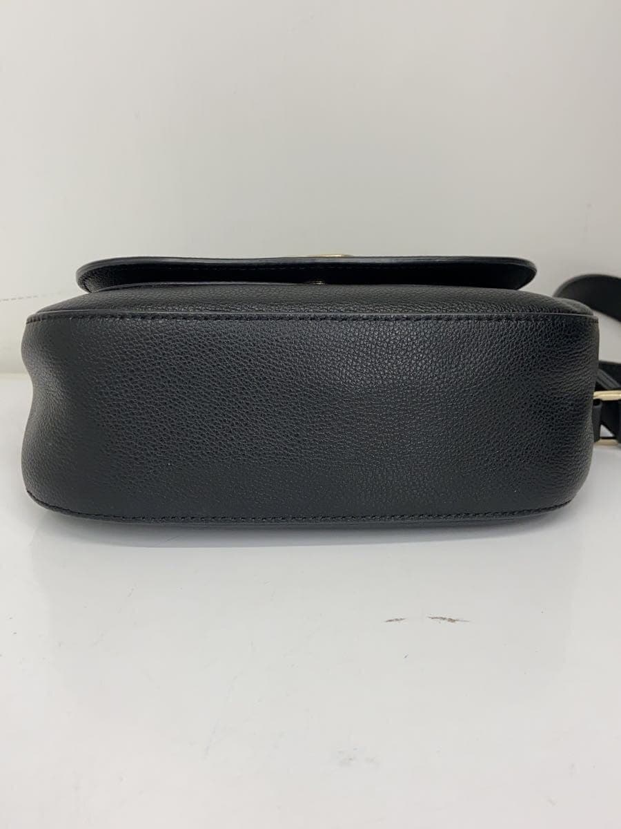 Samantha Thavasa Shoulder Bag Leather BLK Solid 4