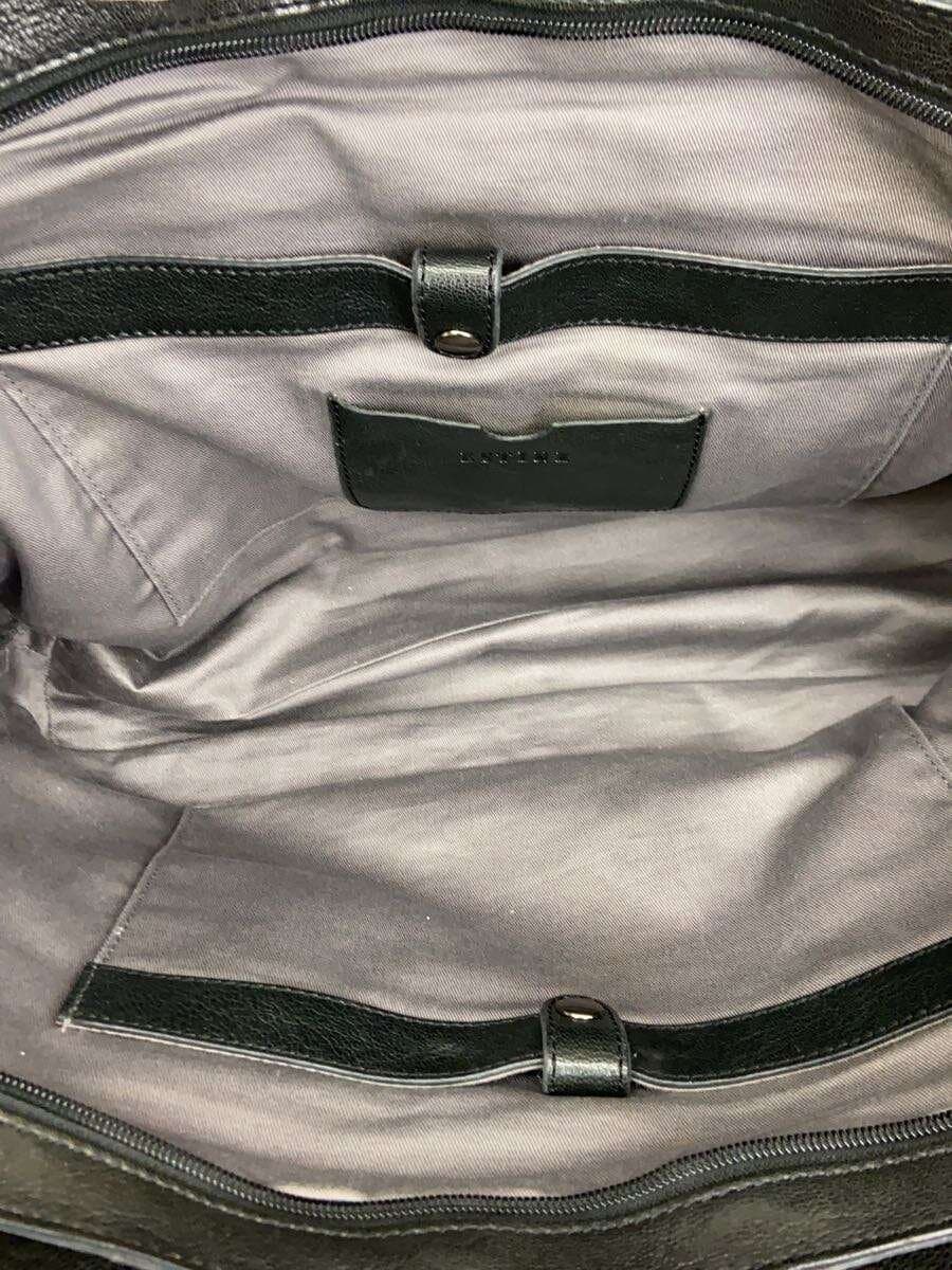 Other Brand ESTINE Tote Bag Leather BLK Solid 2-Way Corner Scuff 6