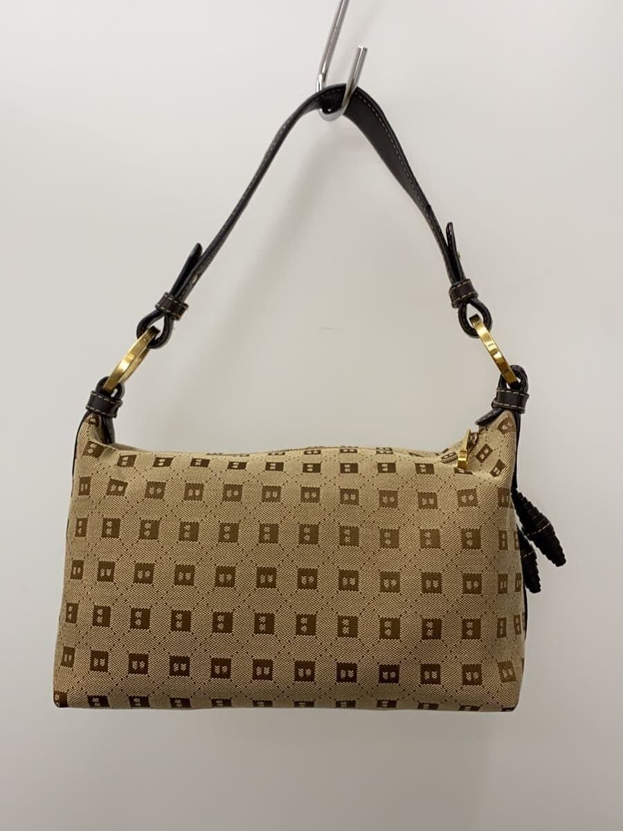 BALLY Handbag Canvas BEG All Over Pattern 3