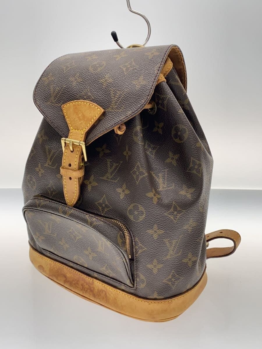 LOUIS VUITTON Montsouris MM_Monogram Canvas PVC BRW All Over Pattern 2