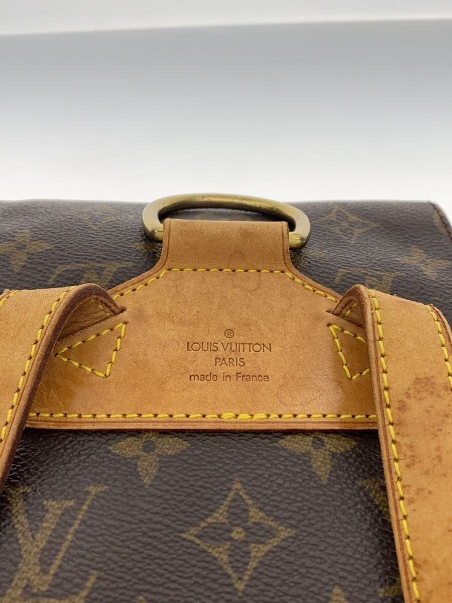 LOUIS VUITTON Montsouris MM_Monogram Canvas PVC BRW All Over Pattern 5