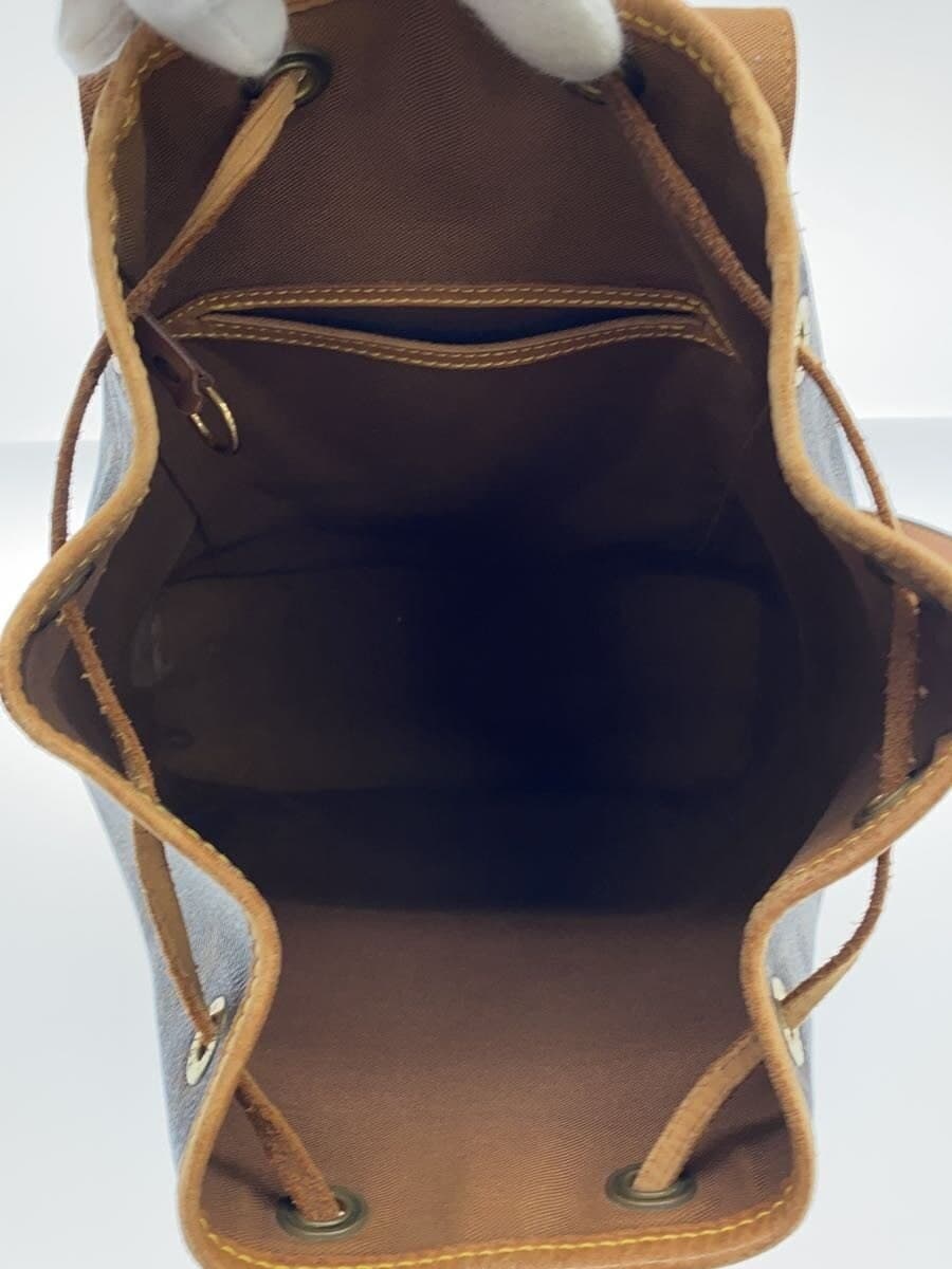 LOUIS VUITTON Montsouris MM_Monogram Canvas PVC BRW All Over Pattern 6