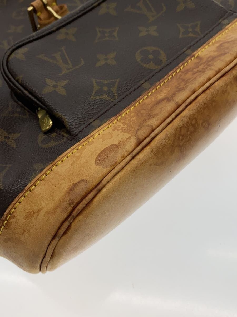 LOUIS VUITTON Montsouris MM_Monogram Canvas PVC BRW All Over Pattern 7