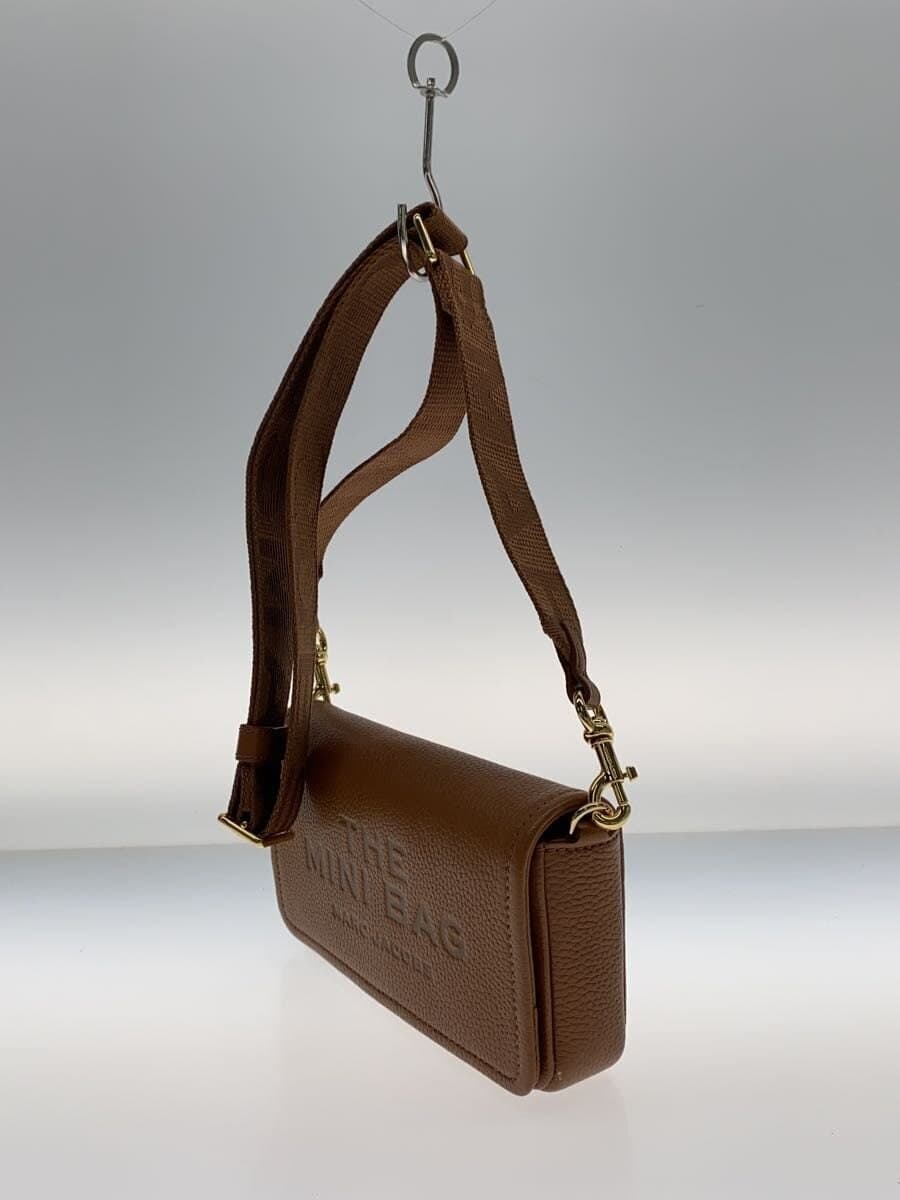 MARC JACOBS shoulder bag leather BRW plain 2