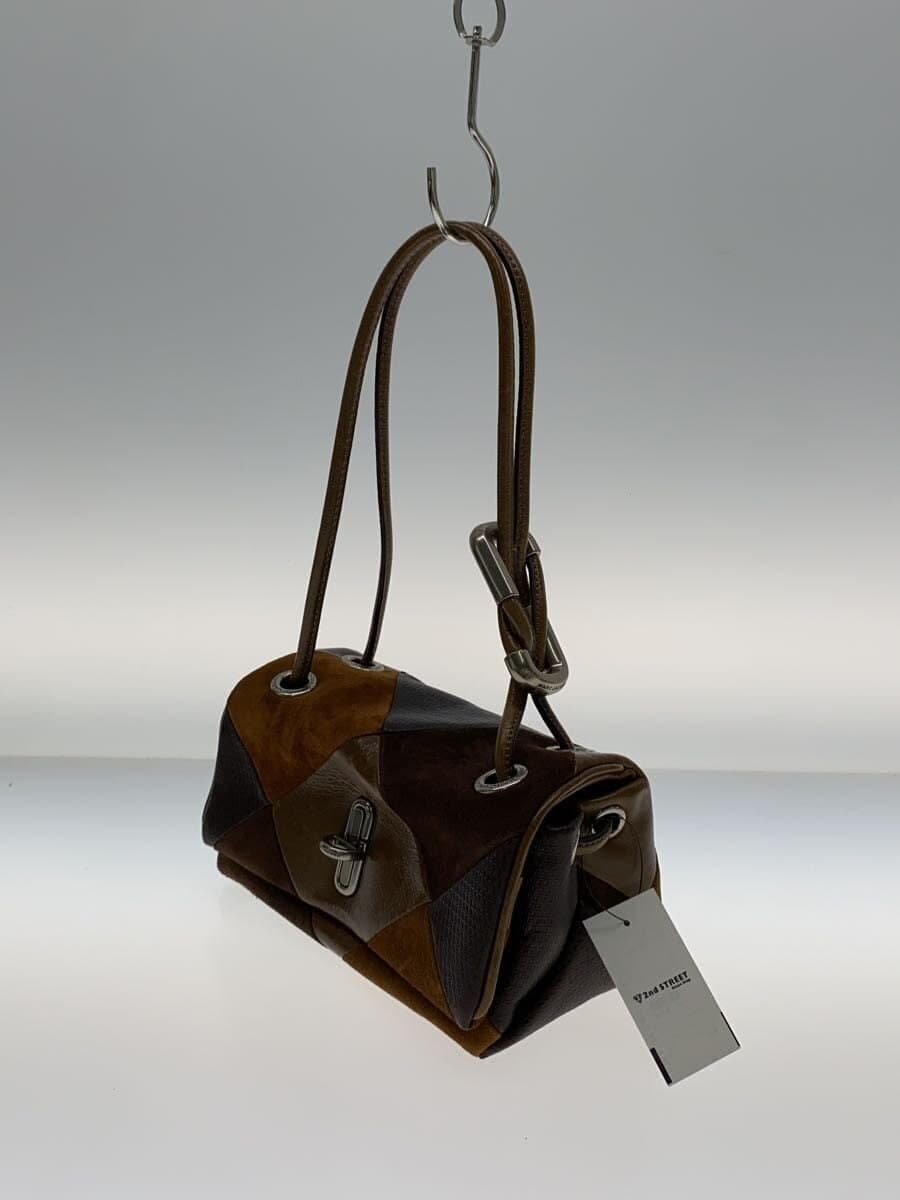 MARC JACOBS shoulder bag leather BRW plain 2