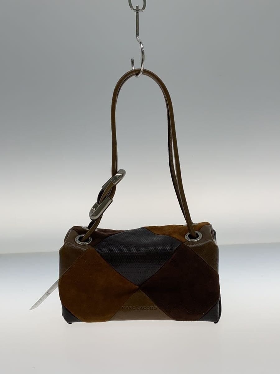 MARC JACOBS shoulder bag leather BRW plain 3