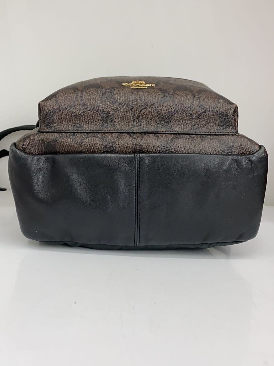 COACH Medium Charlie Backpack_Signature PVC BRW Allover Pattern F32200 4