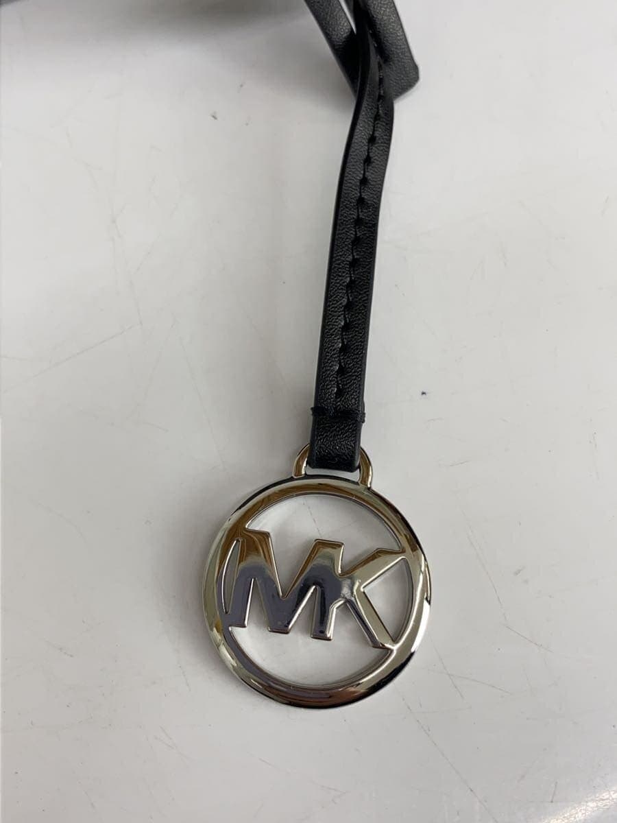 MICHAEL KORS Shoulder Bag Leather Black Solid 2WAY 8