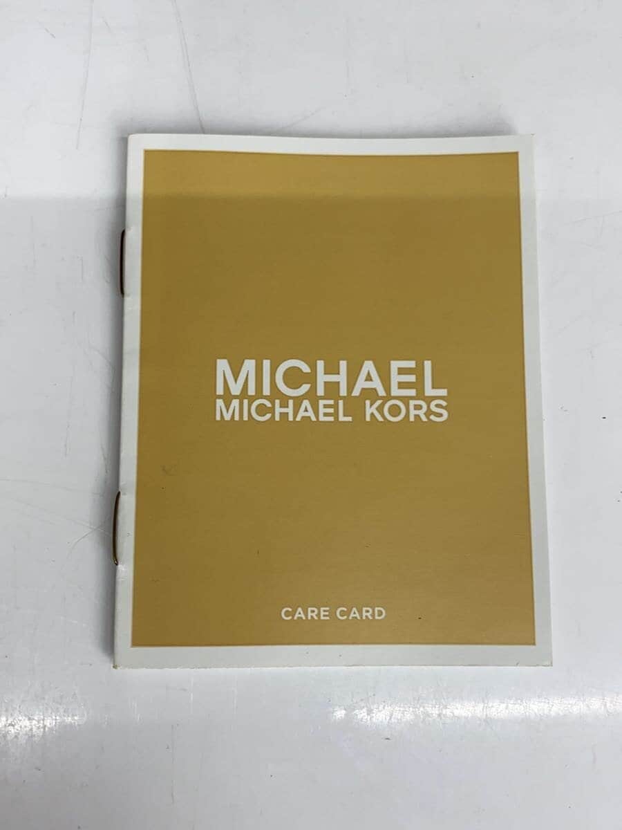 MICHAEL KORS Shoulder Bag Leather Black Solid 2WAY 9