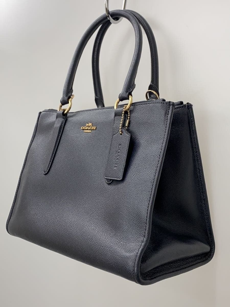 COACH Shoulder Bag Leather NVY F14928 2