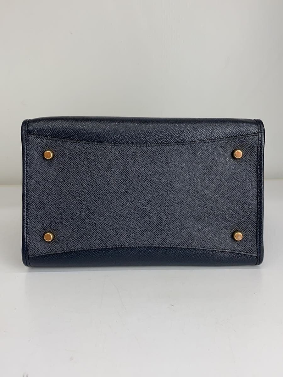 COACH Shoulder Bag Leather NVY F14928 4