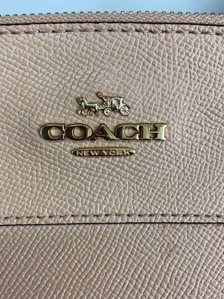 COACH Shoulder Bag Leather BEG F25397 5