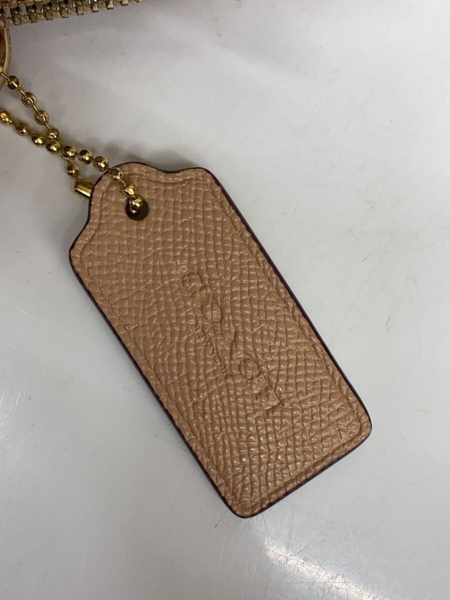 COACH Shoulder Bag Leather BEG F25397 8