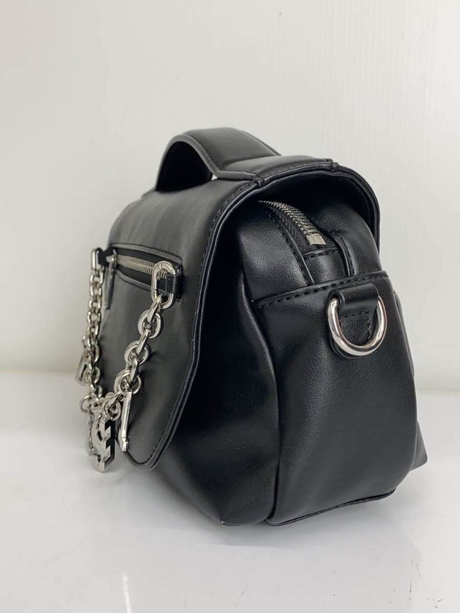 Diesel Fashion Shoulder Bag Leather Black P6727 2