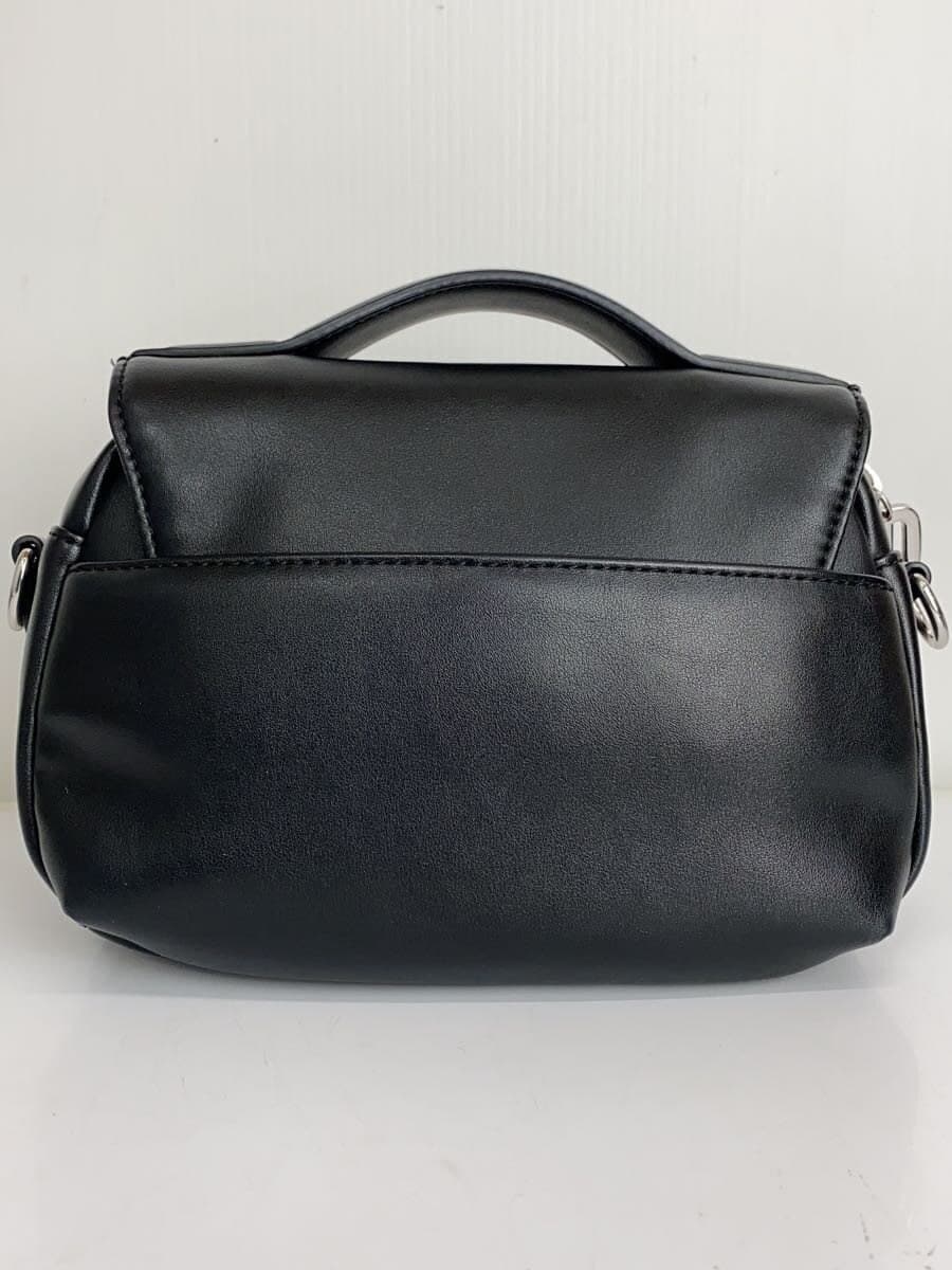 Diesel Fashion Shoulder Bag Leather Black P6727 3