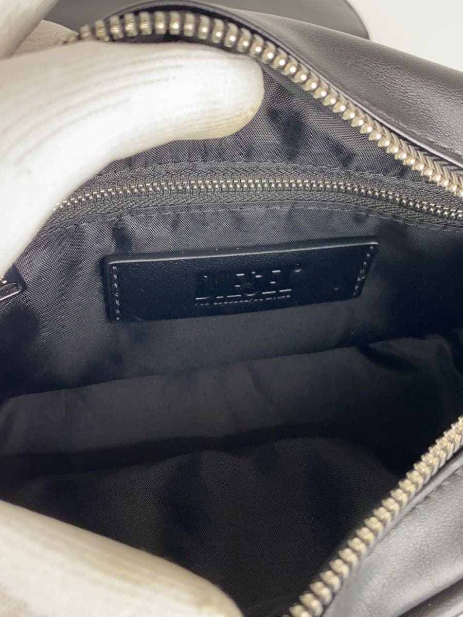 Diesel Fashion Shoulder Bag Leather Black P6727 6