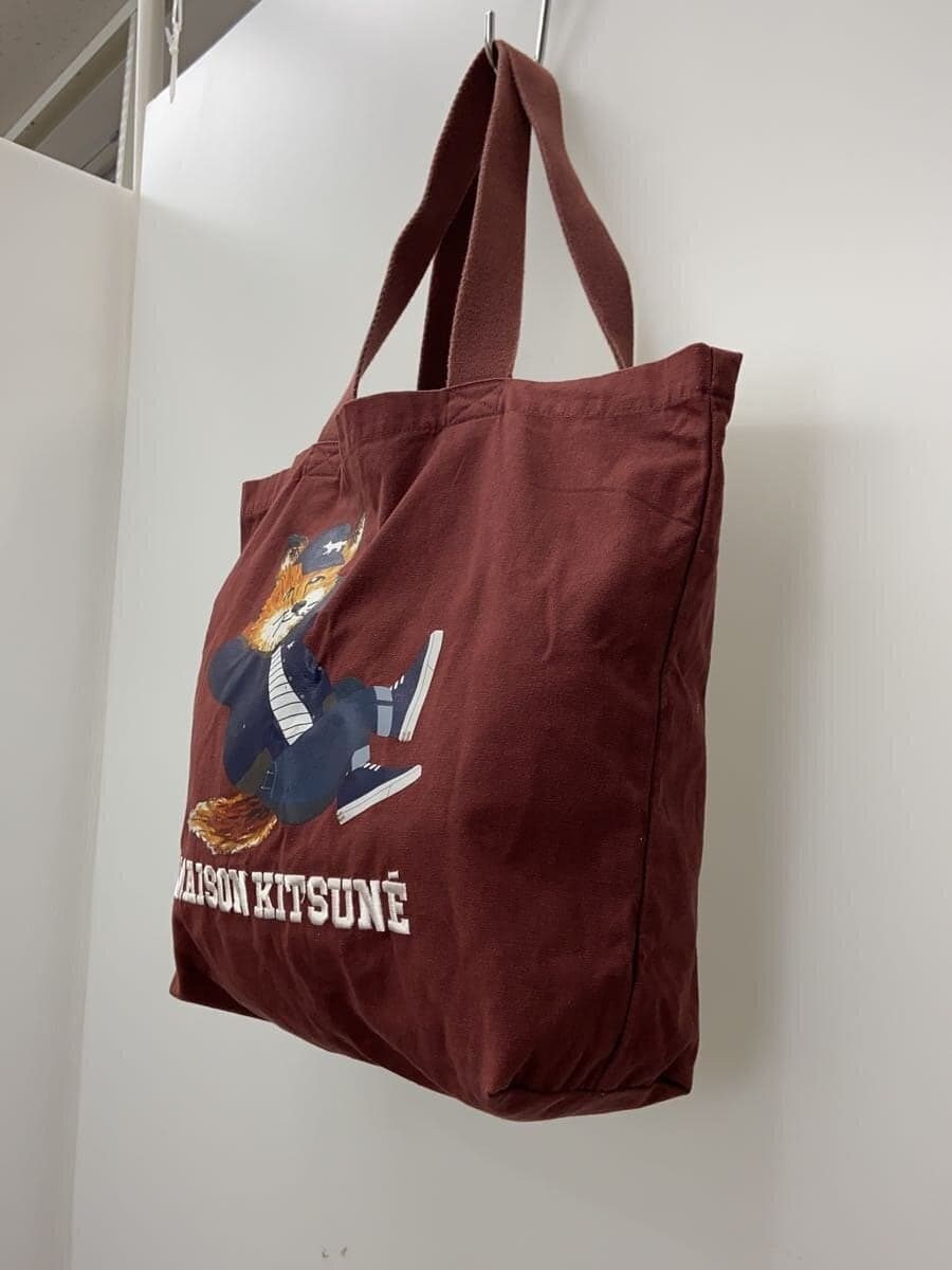 MAISON KITSUNE Tote Bag Cotton BRW Print JU05002WW0008 2