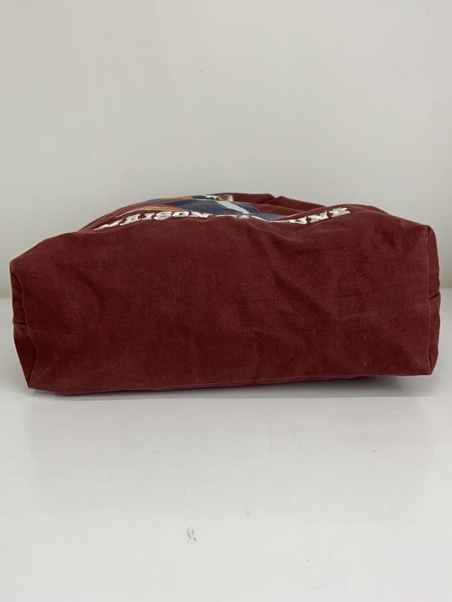 MAISON KITSUNE Tote Bag Cotton BRW Print JU05002WW0008 4