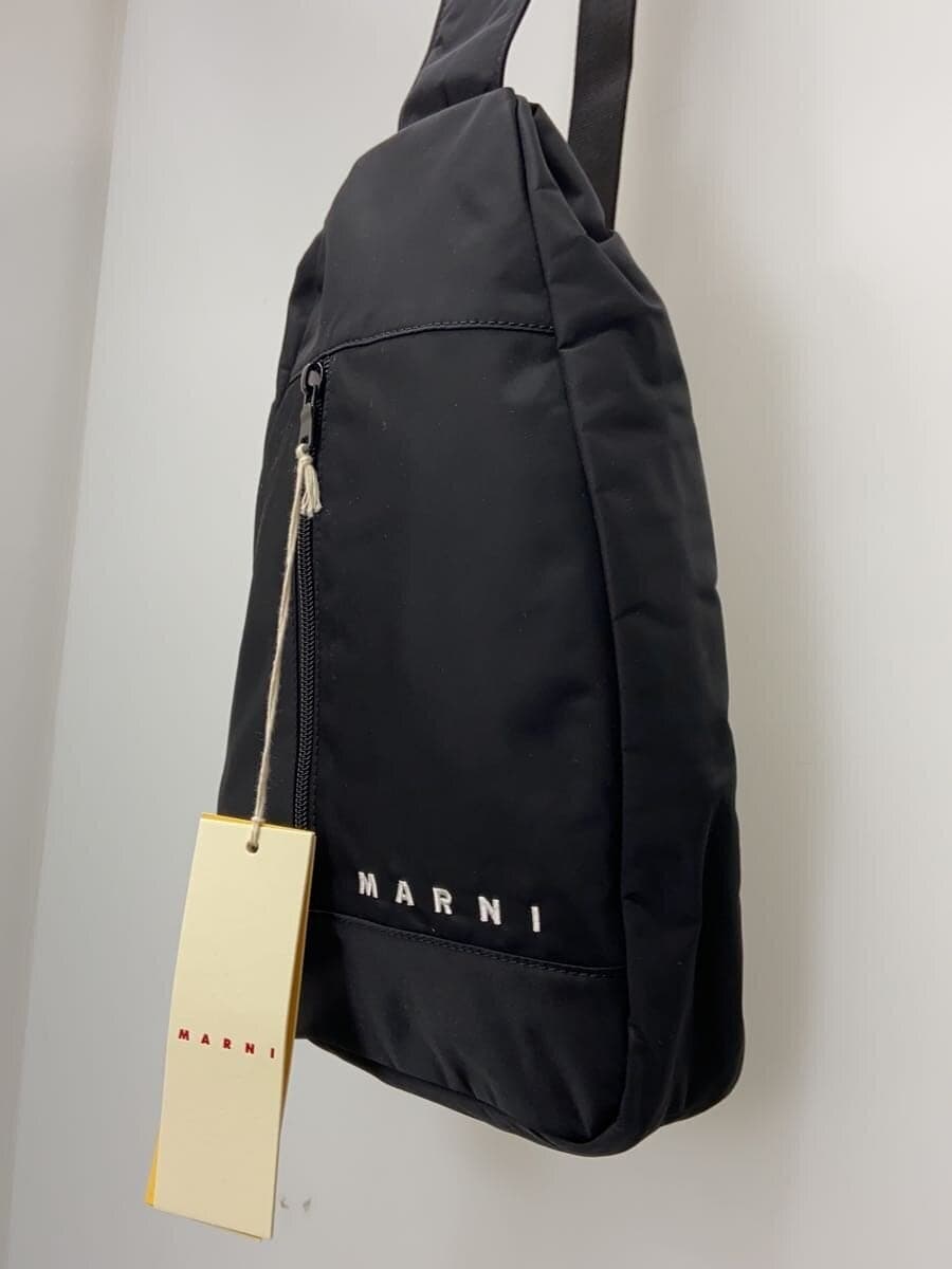 MARNI Shoulder Bag Nylon Black Solid M01634 2