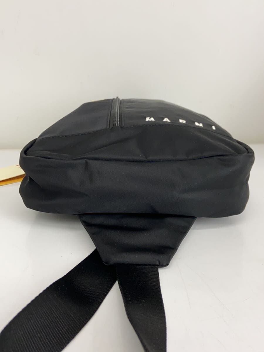 MARNI Shoulder Bag Nylon Black Solid M01634 4