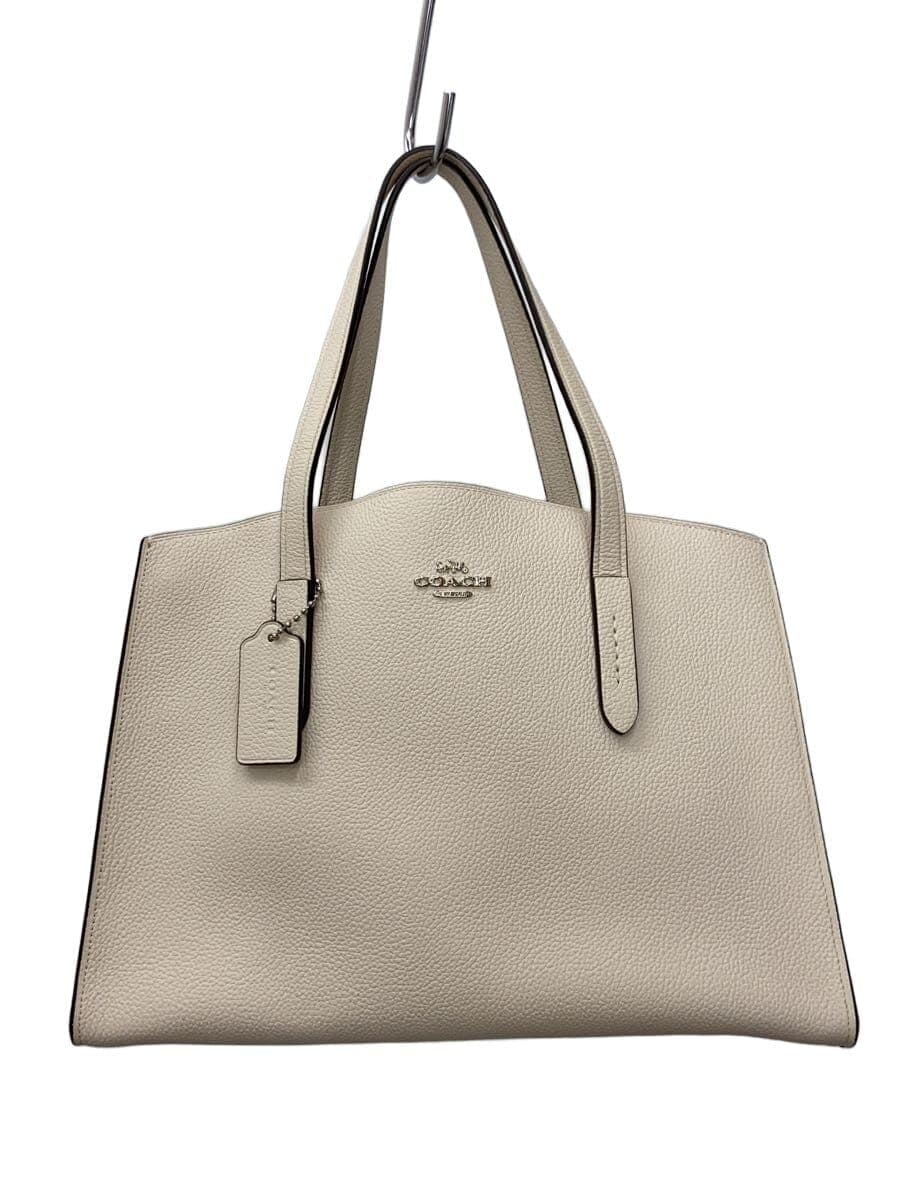 COACH Tote Bag_All-Leather Cowhide CRM 25137