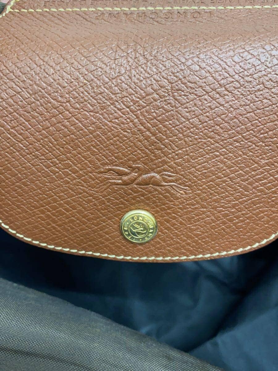 LONGCHAMP Handbag Nylon GRN Solid 1623089015 5