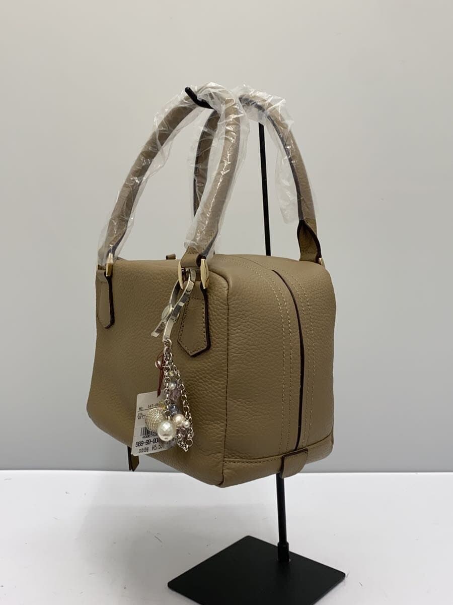 TOPKAPI Shoulder Bag Leather BEG Solid 567-88-30002 2