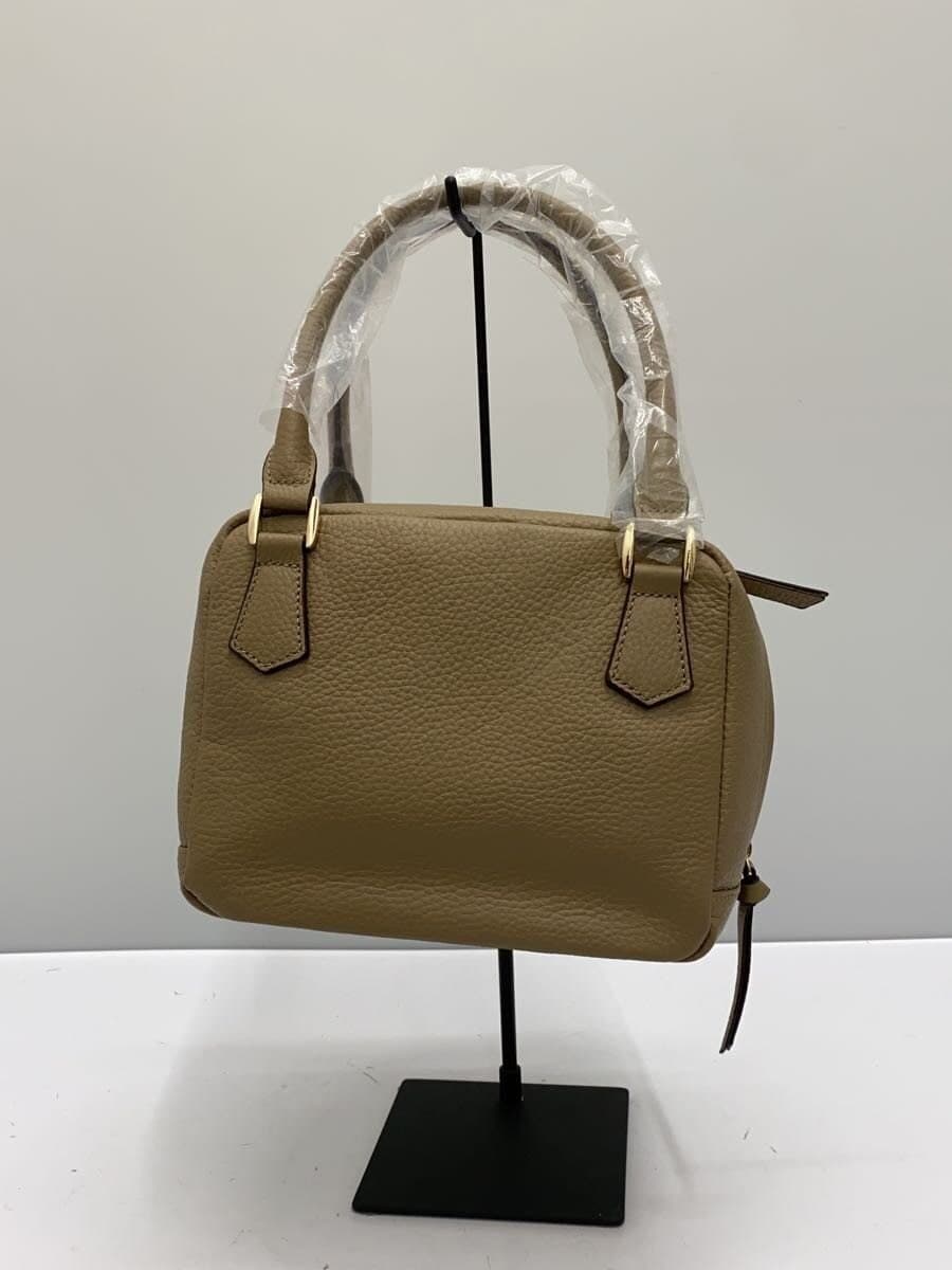 TOPKAPI Shoulder Bag Leather BEG Solid 567-88-30002 3