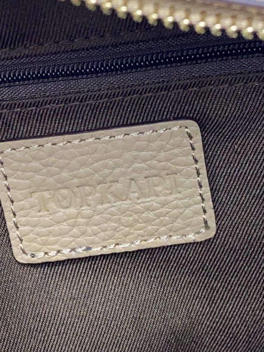 TOPKAPI Shoulder Bag Leather BEG Solid 567-88-30002 5