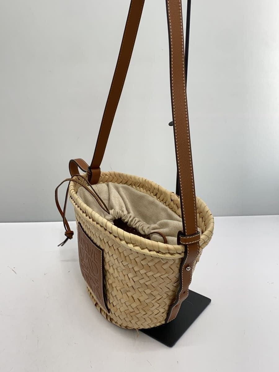 LOEWE Drawstring Bucket Bag Basket Bag BEG 2