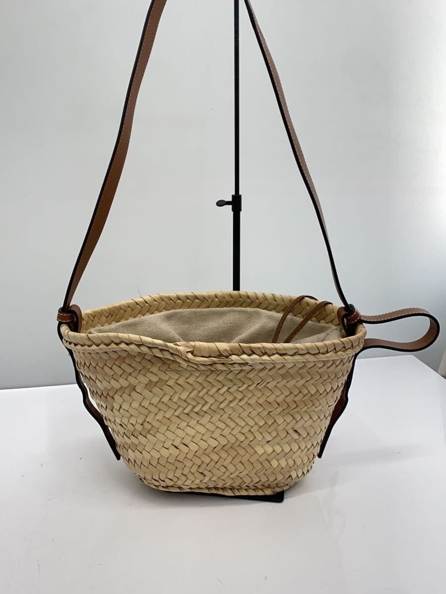 LOEWE Drawstring Bucket Bag Basket Bag BEG 3