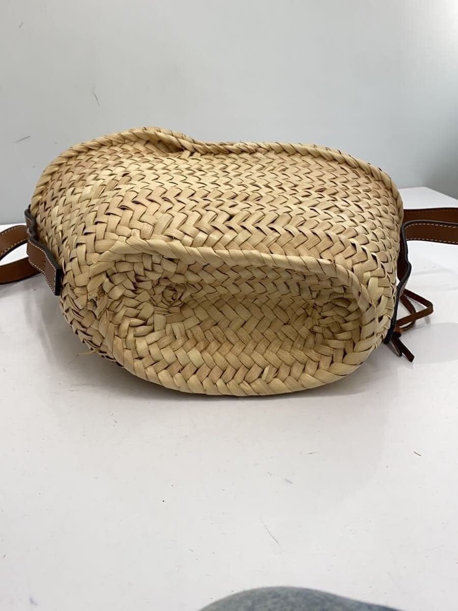 LOEWE Drawstring Bucket Bag Basket Bag BEG 4