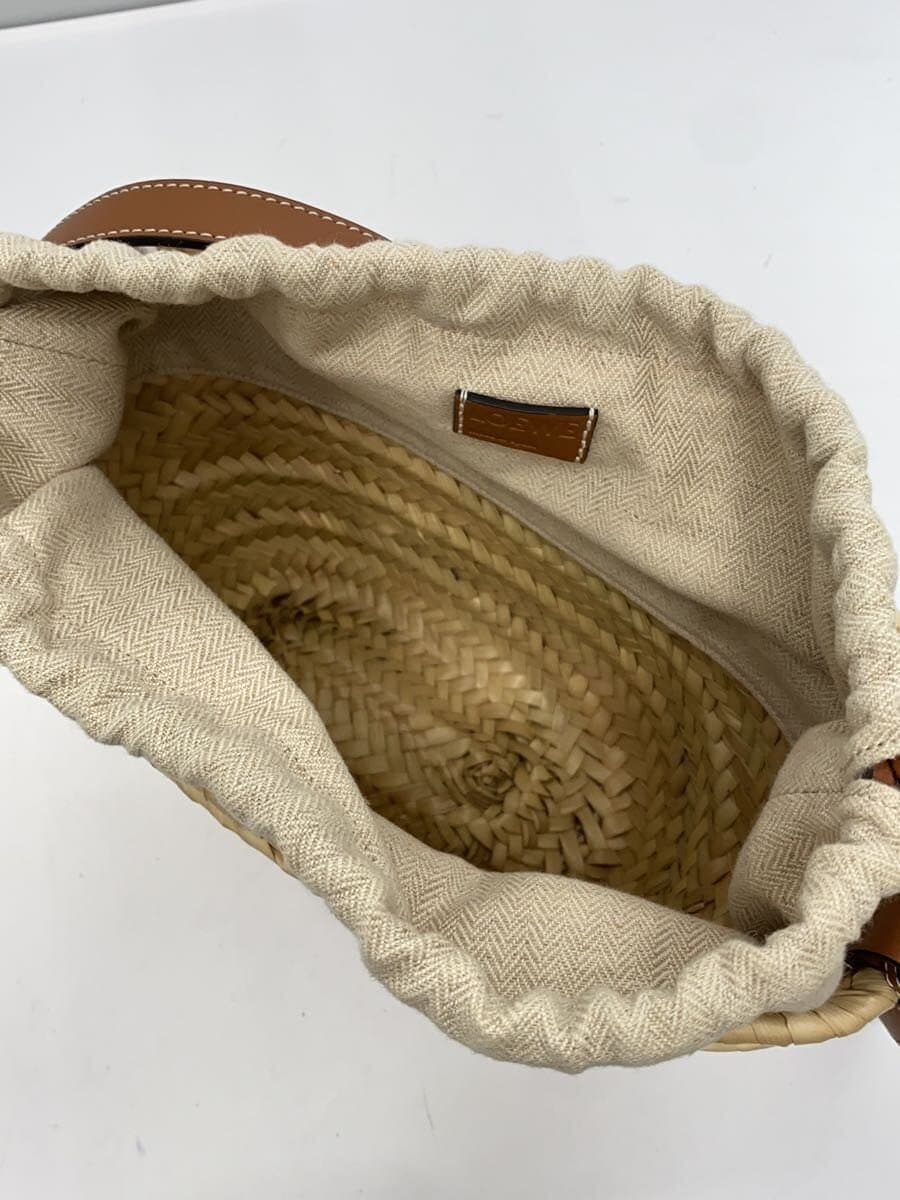 LOEWE Drawstring Bucket Bag Basket Bag BEG 6