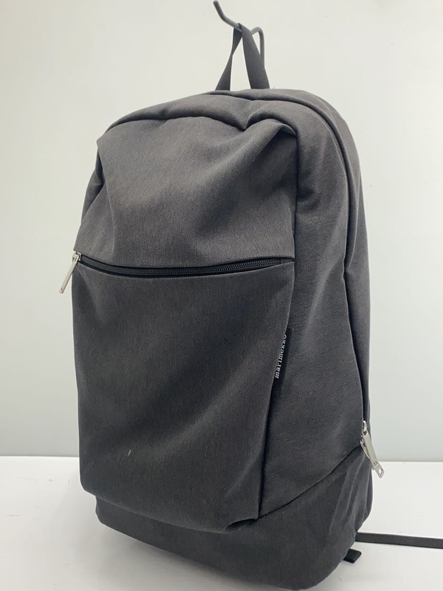 marimekko Backpack Nylon BLK Solid 045068 2
